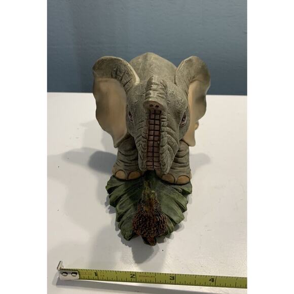 Tuskers Baby Elephant playing with Friend Figurine Sloth Large Ears Vintage - Picture 5 of 11